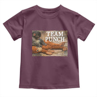 Team Punch Baby Monkey Plush Hugging Meme Toddler T Shirt