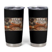 Team Punch Baby Monkey Plush Hugging Meme Tumbler Cup