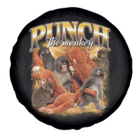 Punch The Monkey Spare Tire Cover Baby Monkey Punch Plush Hugging 90s Bootleg