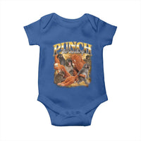 Punch The Monkey Baby Onesie Baby Monkey Punch Plush Hugging 90s Bootleg