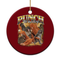 Punch The Monkey Ceramic Ornament Baby Monkey Punch Plush Hugging 90s Bootleg