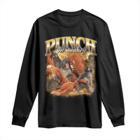 Punch The Monkey Long Sleeve Shirt Baby Monkey Punch Plush Hugging 90s Bootleg