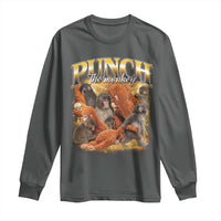 Punch The Monkey Long Sleeve Shirt Baby Monkey Punch Plush Hugging 90s Bootleg