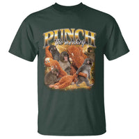Punch The Monkey T Shirt Baby Monkey Punch Plush Hugging 90s Bootleg