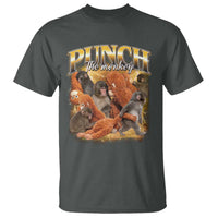 Punch The Monkey T Shirt Baby Monkey Punch Plush Hugging 90s Bootleg