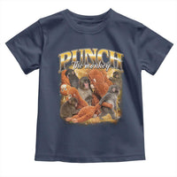 Punch The Monkey Toddler T Shirt Baby Monkey Punch Plush Hugging 90s Bootleg