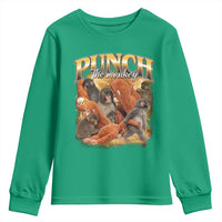 Punch The Monkey Youth Sweatshirt Baby Monkey Punch Plush Hugging 90s Bootleg