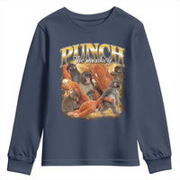Punch The Monkey Youth Sweatshirt Baby Monkey Punch Plush Hugging 90s Bootleg