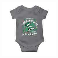 Funny Prone To Shenanigans And Malarkey Baby Onesie St Patricks Day Reading Hat