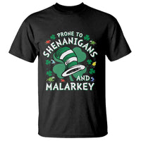 Funny Prone To Shenanigans And Malarkey T Shirt St Patricks Day Reading Hat