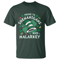 Funny Prone To Shenanigans And Malarkey T Shirt St Patricks Day Reading Hat