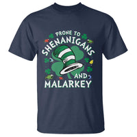 Funny Prone To Shenanigans And Malarkey T Shirt St Patricks Day Reading Hat