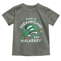 Funny Prone To Shenanigans And Malarkey Toddler T Shirt St Patricks Day Reading Hat