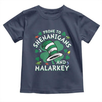 Funny Prone To Shenanigans And Malarkey Toddler T Shirt St Patricks Day Reading Hat