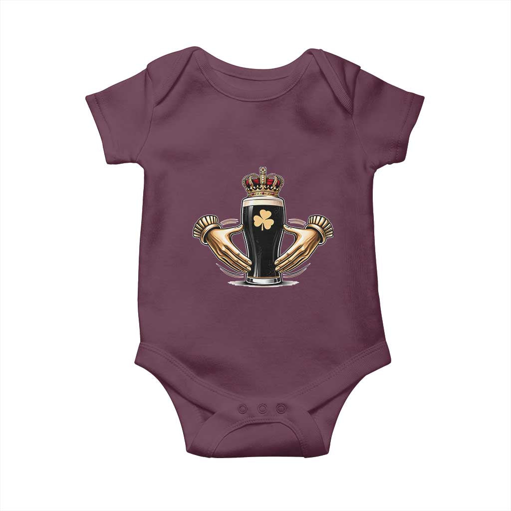 Irish Stout Claddagh Ring Beer Galway Ireland Souvenir Baby Onesie