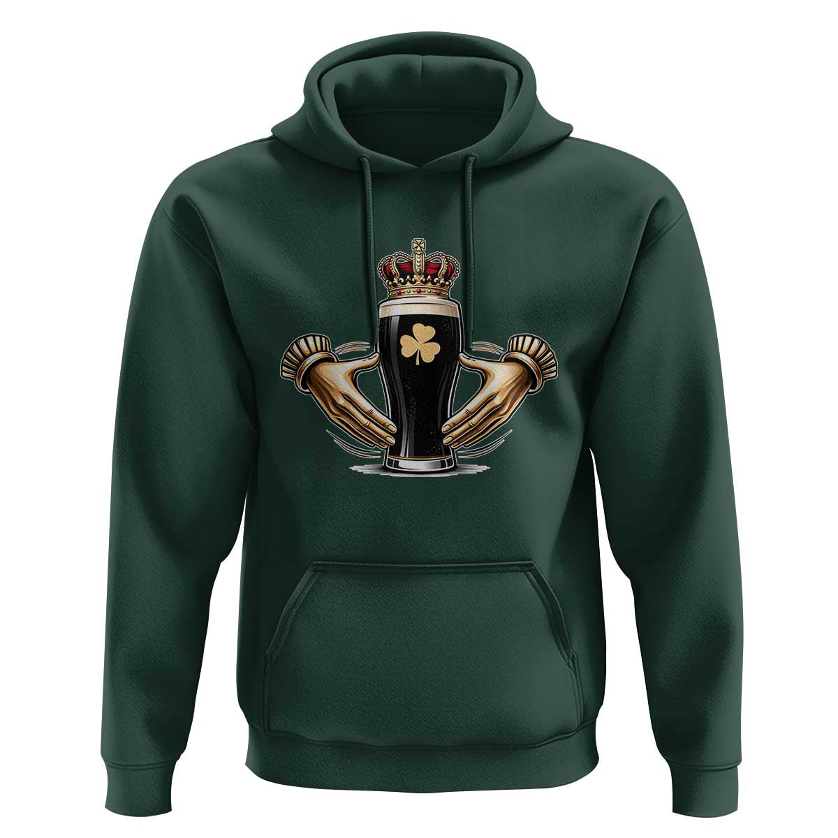 Irish Stout Claddagh Ring Beer Galway Ireland Souvenir Hoodie