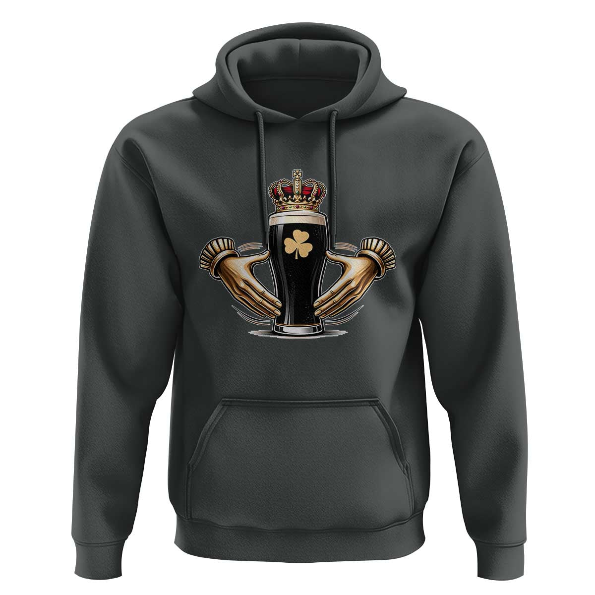 Irish Stout Claddagh Ring Beer Galway Ireland Souvenir Hoodie