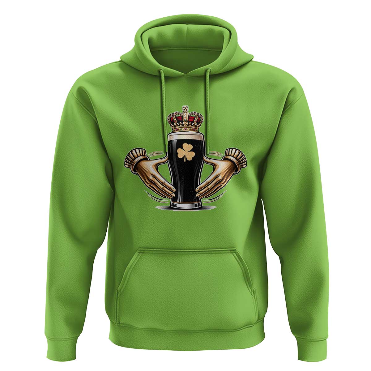 Irish Stout Claddagh Ring Beer Galway Ireland Souvenir Hoodie