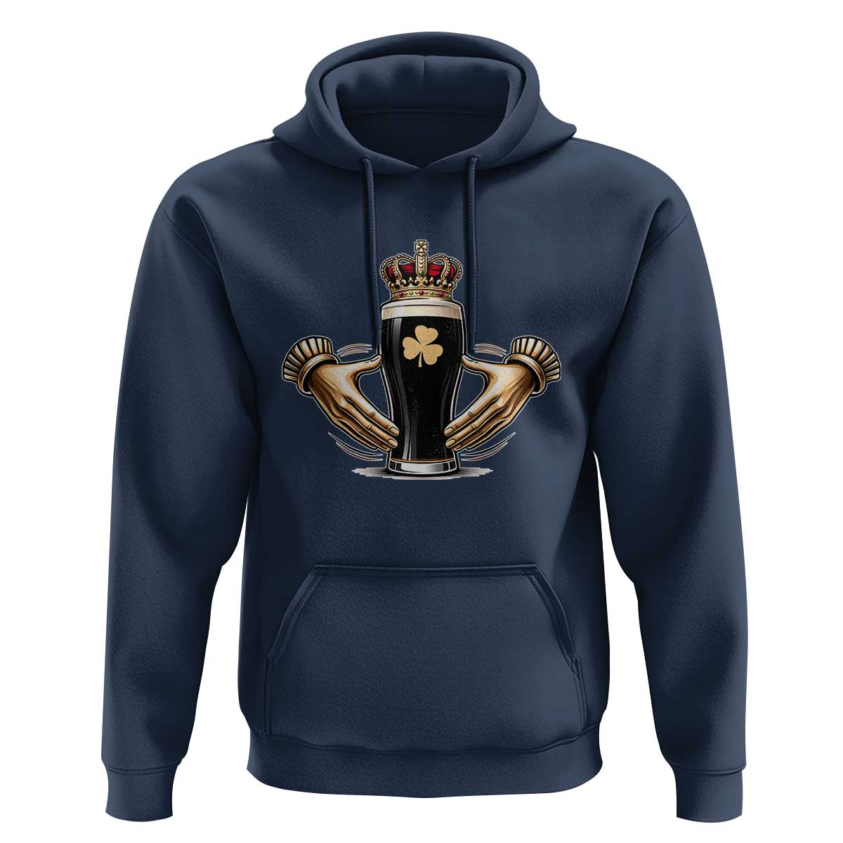 Irish Stout Claddagh Ring Beer Galway Ireland Souvenir Hoodie