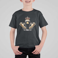 Irish Stout Claddagh Ring Beer Galway Ireland Souvenir T Shirt For Kid
