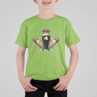 Irish Stout Claddagh Ring Beer Galway Ireland Souvenir T Shirt For Kid