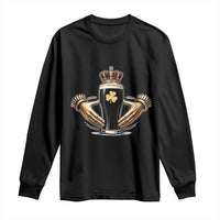 Irish Stout Claddagh Ring Beer Galway Ireland Souvenir Long Sleeve Shirt