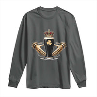 Irish Stout Claddagh Ring Beer Galway Ireland Souvenir Long Sleeve Shirt