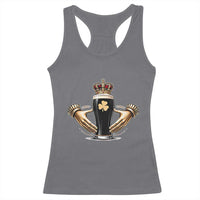 Irish Stout Claddagh Ring Beer Galway Ireland Souvenir Racerback Tank Top