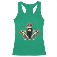 Irish Stout Claddagh Ring Beer Galway Ireland Souvenir Racerback Tank Top