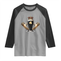 Irish Stout Claddagh Ring Beer Galway Ireland Souvenir Raglan Shirt