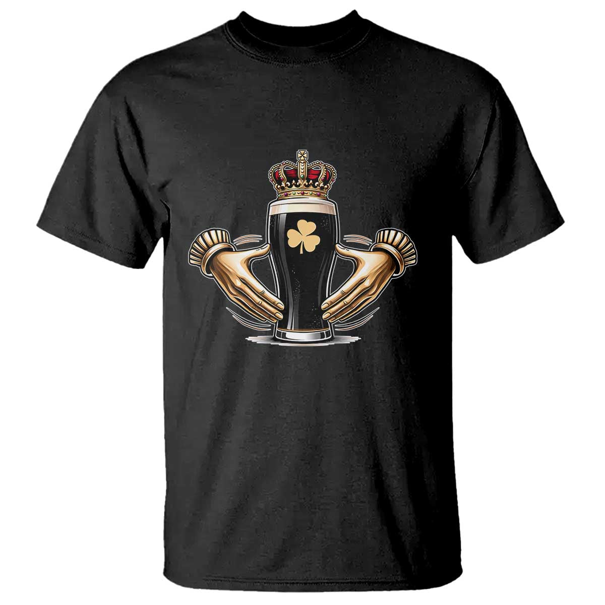 Irish Stout Claddagh Ring Beer Galway Ireland Souvenir T Shirt