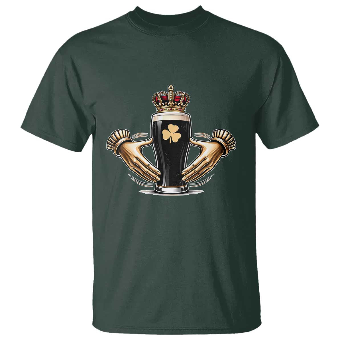 Irish Stout Claddagh Ring Beer Galway Ireland Souvenir T Shirt