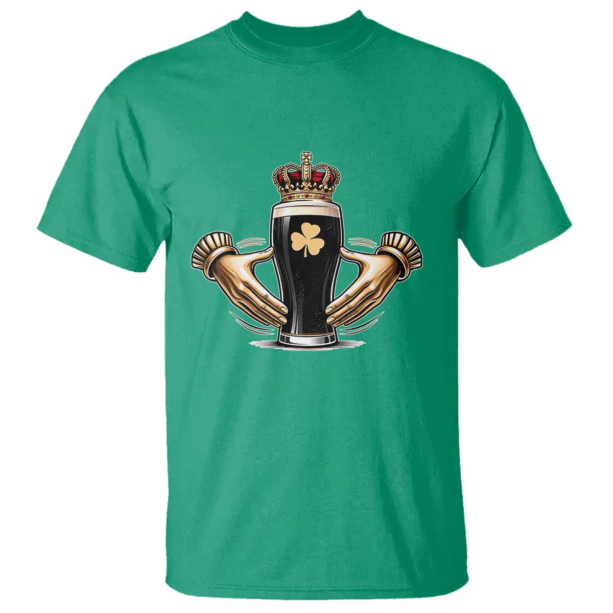 Irish Stout Claddagh Ring Beer Galway Ireland Souvenir T Shirt