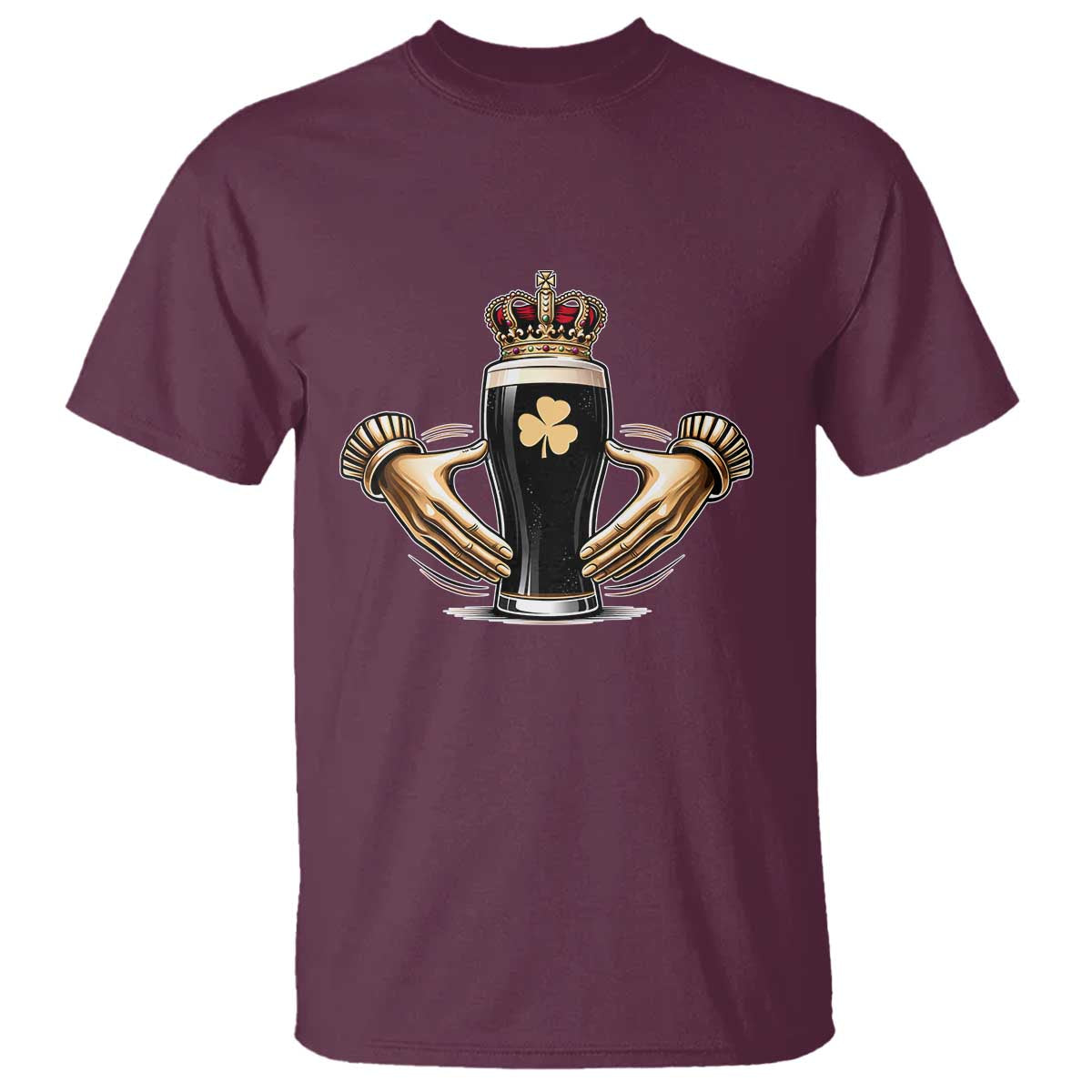 Irish Stout Claddagh Ring Beer Galway Ireland Souvenir T Shirt