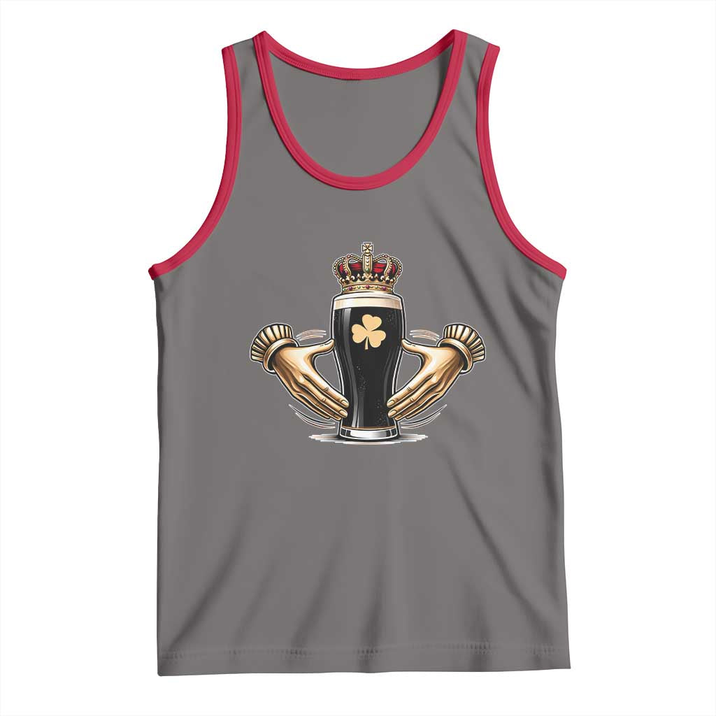 Irish Stout Claddagh Ring Beer Galway Ireland Souvenir Tank Top