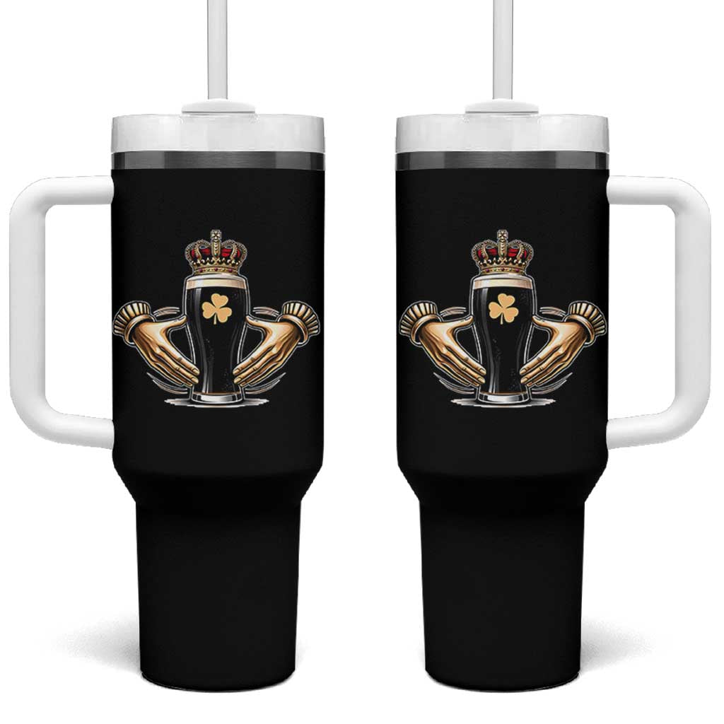 Irish Stout Claddagh Ring Beer Galway Ireland Souvenir Tumbler With Handle