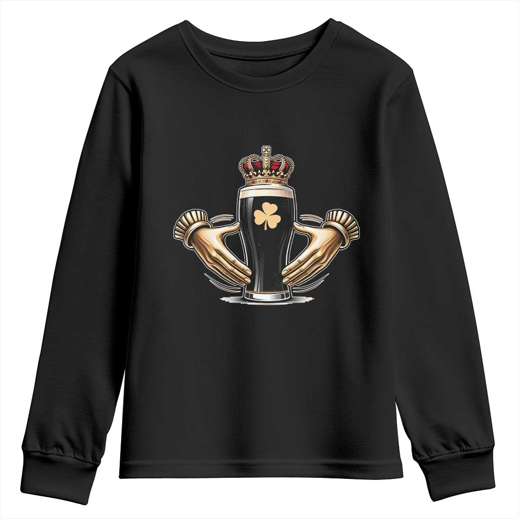 Irish Stout Claddagh Ring Beer Galway Ireland Souvenir Youth Sweatshirt