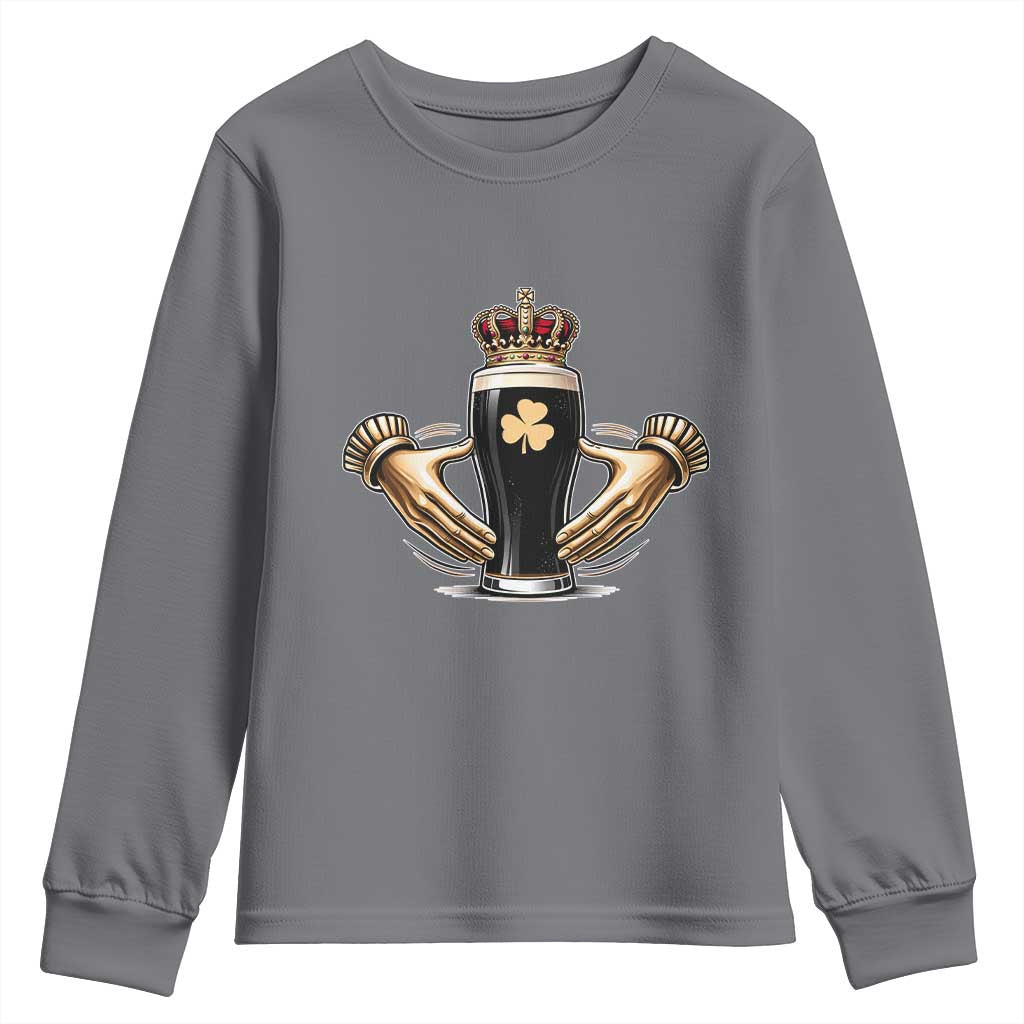 Irish Stout Claddagh Ring Beer Galway Ireland Souvenir Youth Sweatshirt