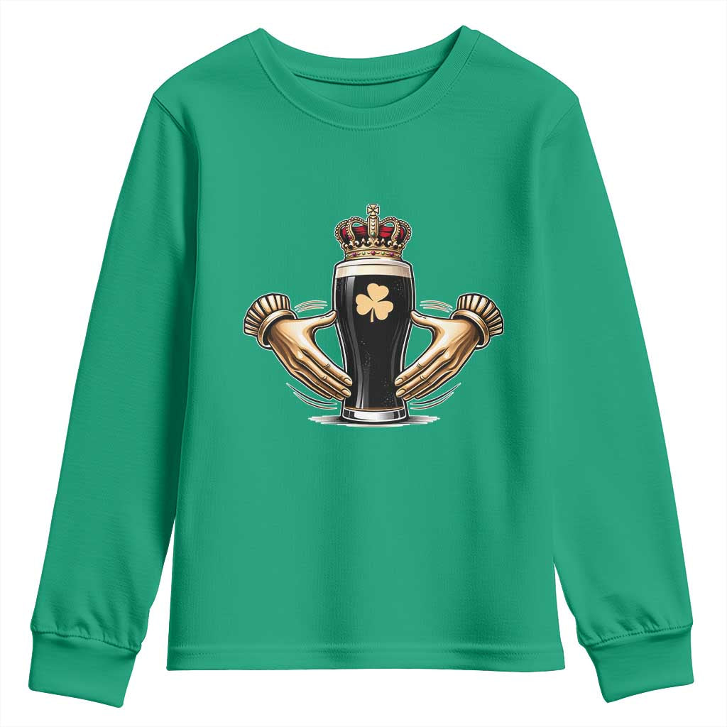 Irish Stout Claddagh Ring Beer Galway Ireland Souvenir Youth Sweatshirt