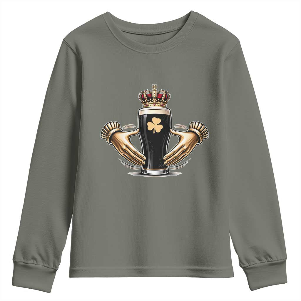 Irish Stout Claddagh Ring Beer Galway Ireland Souvenir Youth Sweatshirt