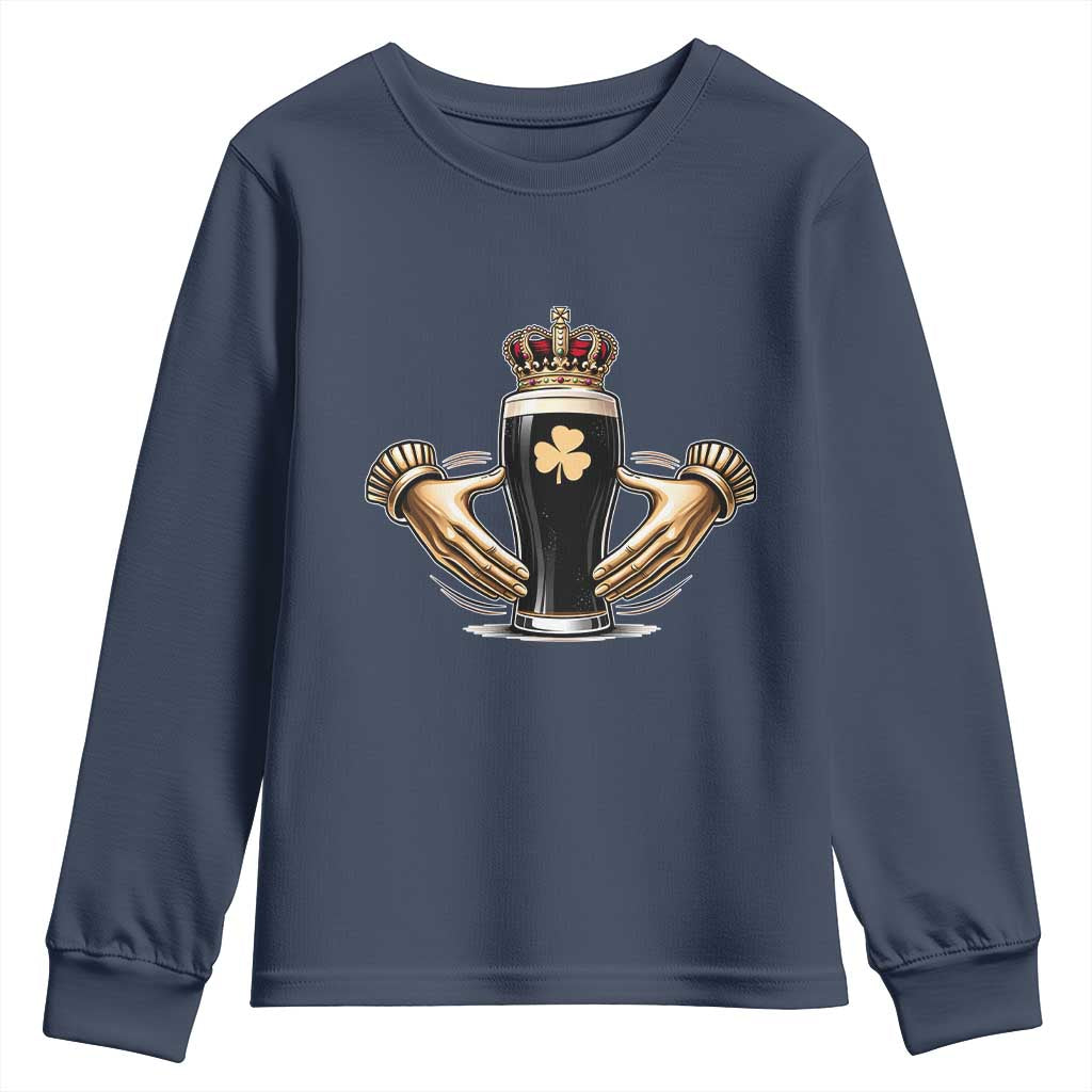 Irish Stout Claddagh Ring Beer Galway Ireland Souvenir Youth Sweatshirt