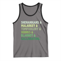 Funny St Patricks Day Shenanigans Malarkey Tomfoolery Hijinks Blarney Gallivanting Tank Top