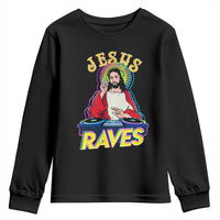 Funny Jesus DJ Raves Techno EDM Party Youth Sweatshirt
