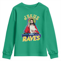 Funny Jesus DJ Raves Techno EDM Party Youth Sweatshirt