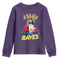 Funny Jesus DJ Raves Techno EDM Party Youth Sweatshirt