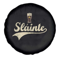 Funny Slainte Cheers Stout Beer Irish Shamrock St Patrick's Day Spare Tire Cover