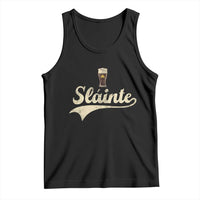 Funny Slainte Cheers Stout Beer Irish Shamrock St Patrick's Day Tank Top