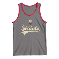 Funny Slainte Cheers Stout Beer Irish Shamrock St Patrick's Day Tank Top