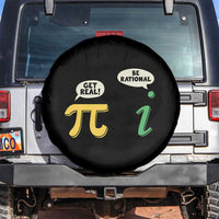 Get Real Be Rational Pi Math Teacher Geek Sarcastic Spare Tire Cover