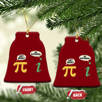 Get Real Be Rational Pi Math Teacher Geek Sarcastic Ceramic Ornament